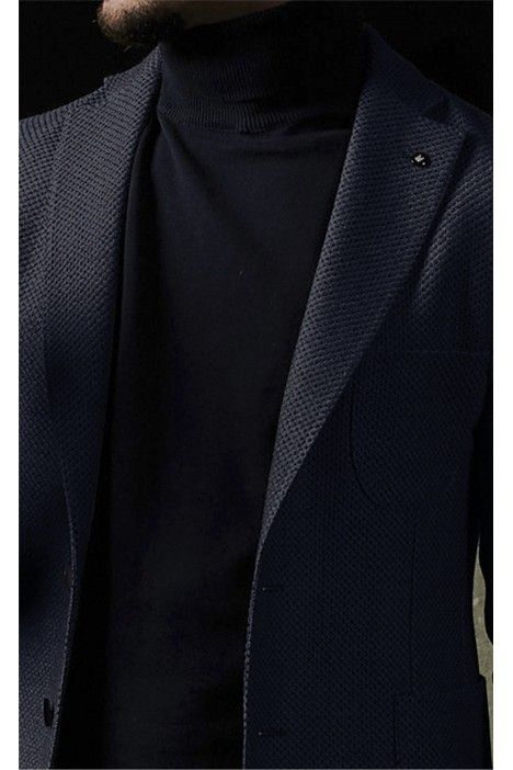 Menswear Jacket EVOLUTION Navy Blue Jersey Shade