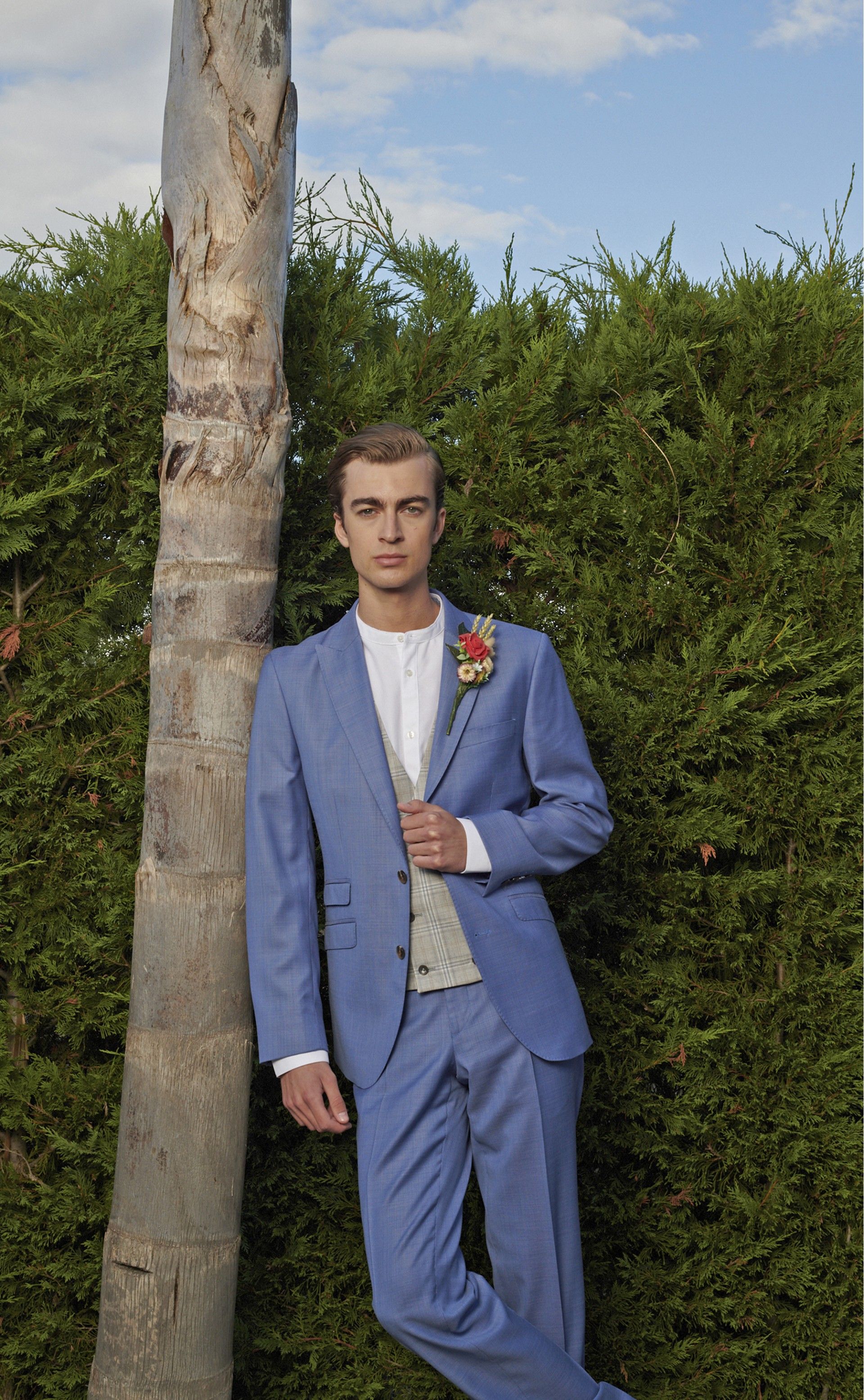 Fato MOMENTS azul powder