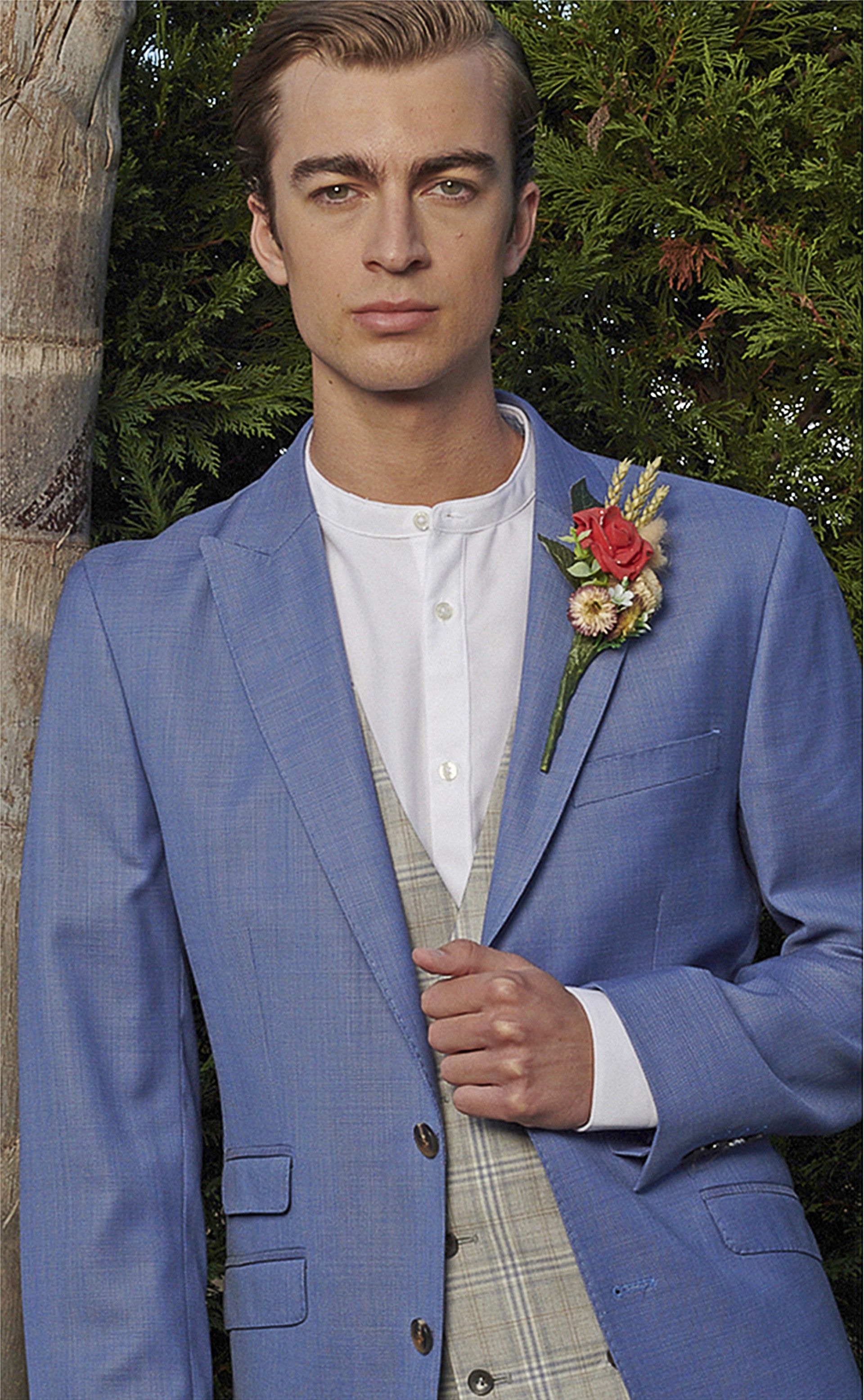 Fato MOMENTS azul powder