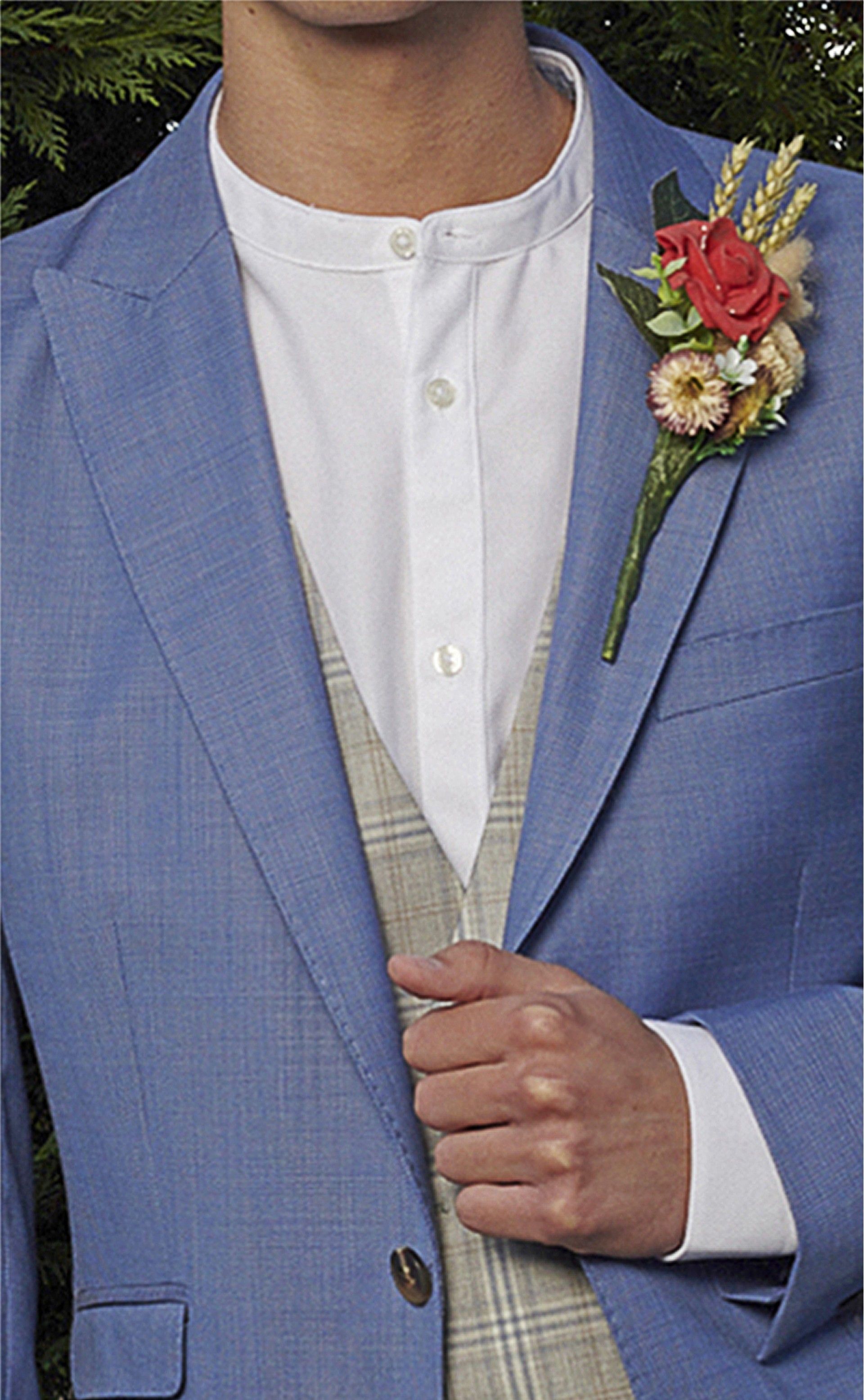 Fato MOMENTS azul powder