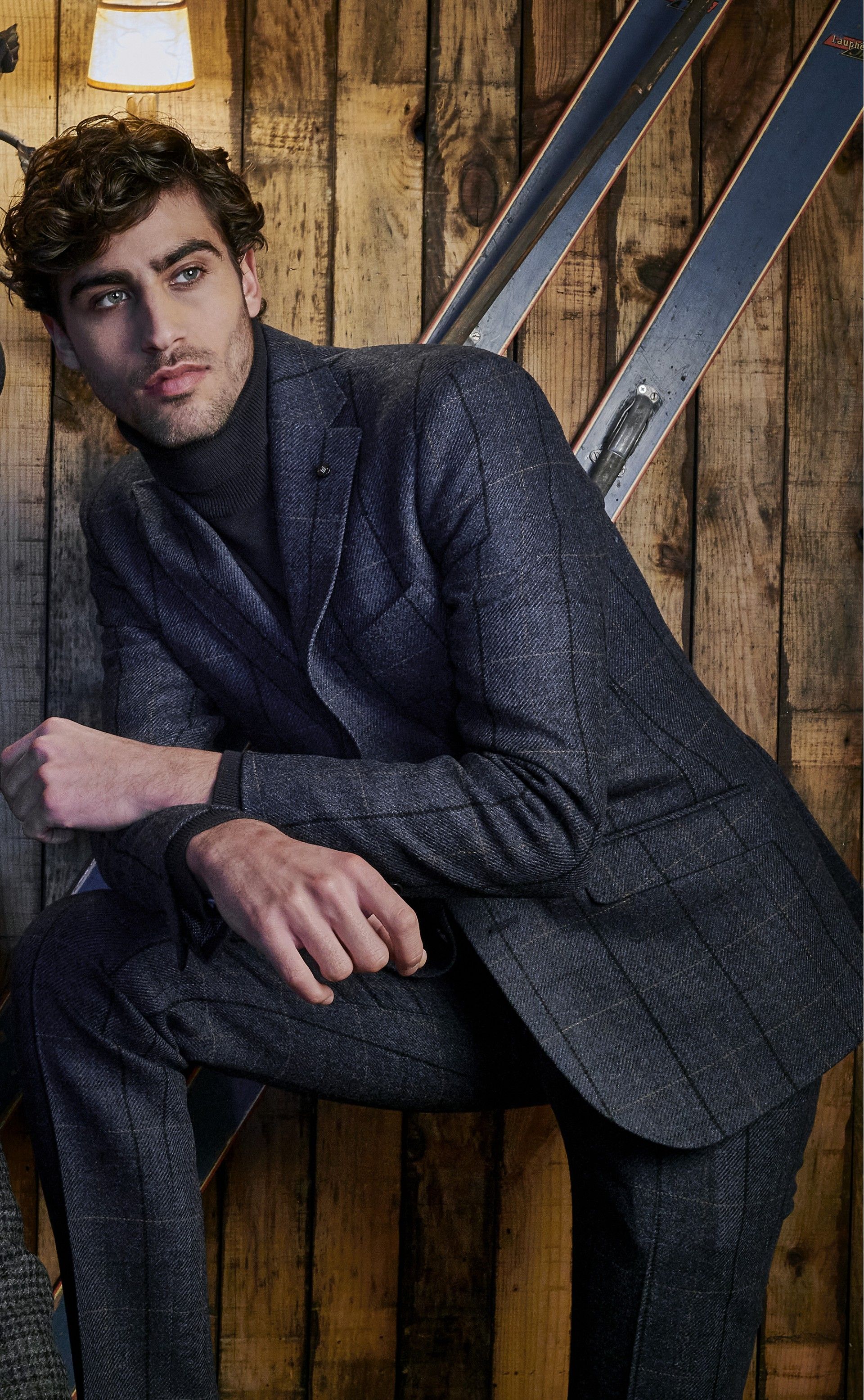 Casaco Timeless Xadrez Cinza