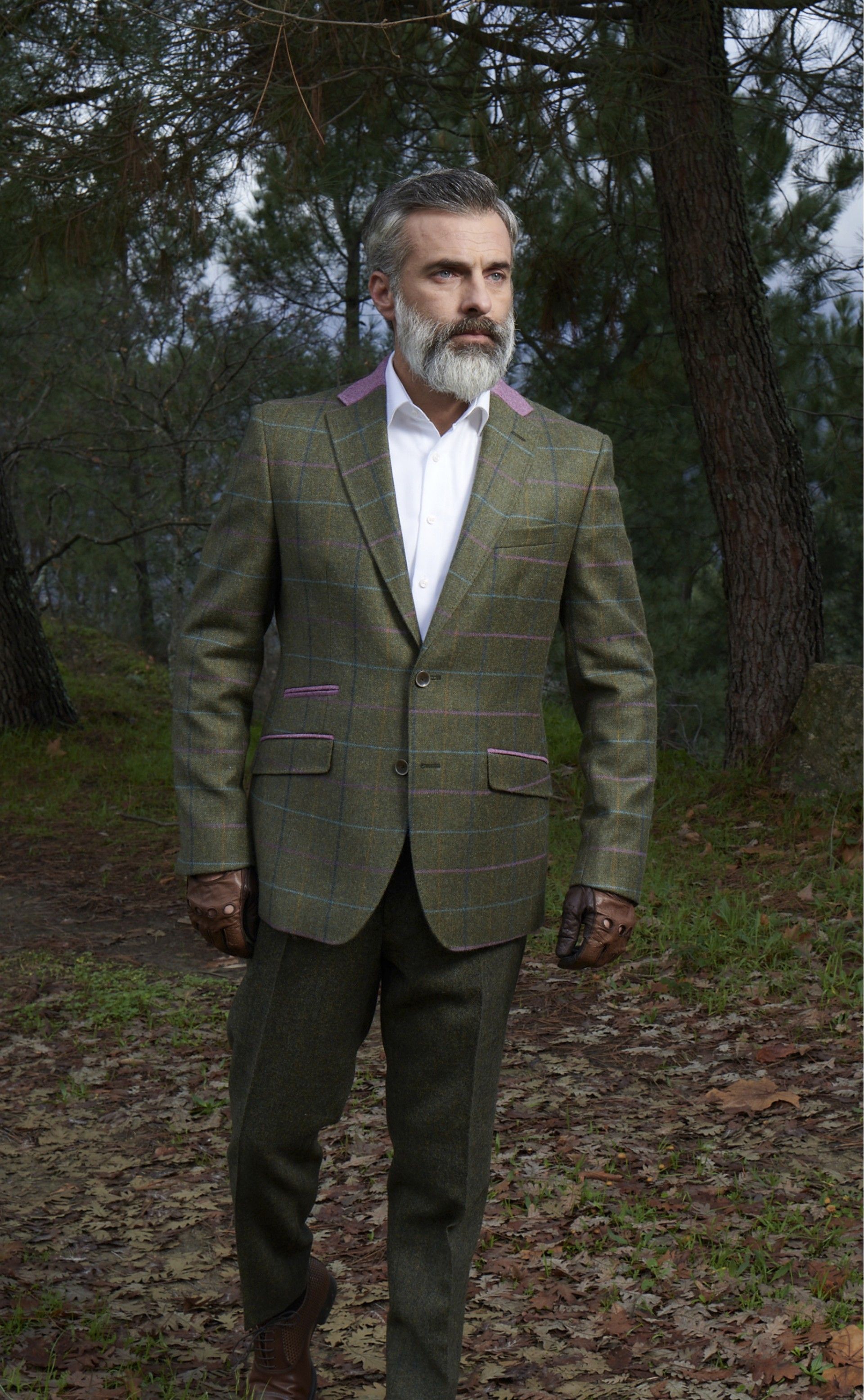 Casaco Timeless Xadrez Verde Escuro