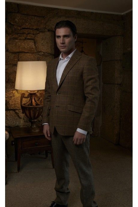 Brown Checked Timeless Jacket