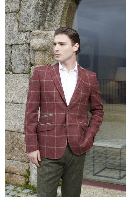 TIMELESS red checked jacket