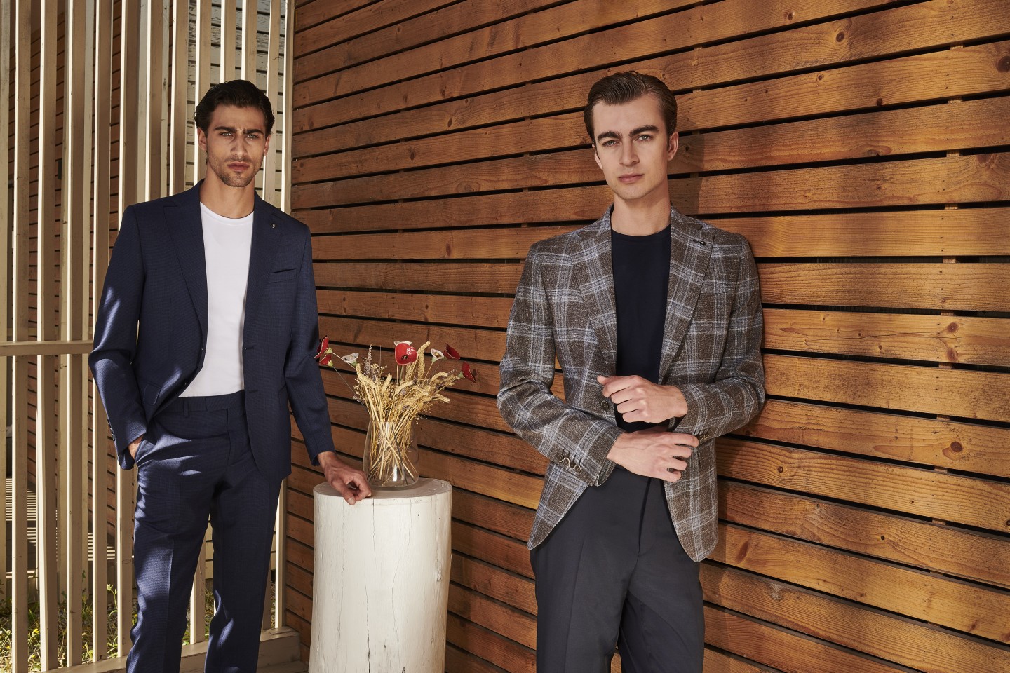 Checkered suits. Do you dare?