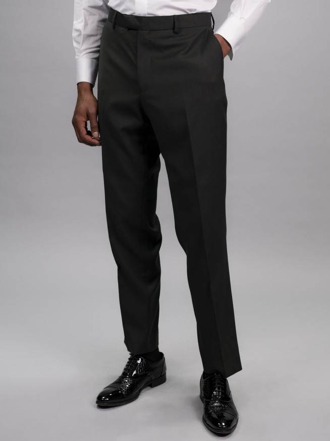 Regular Fit Green Stretch Tuxedo Suit