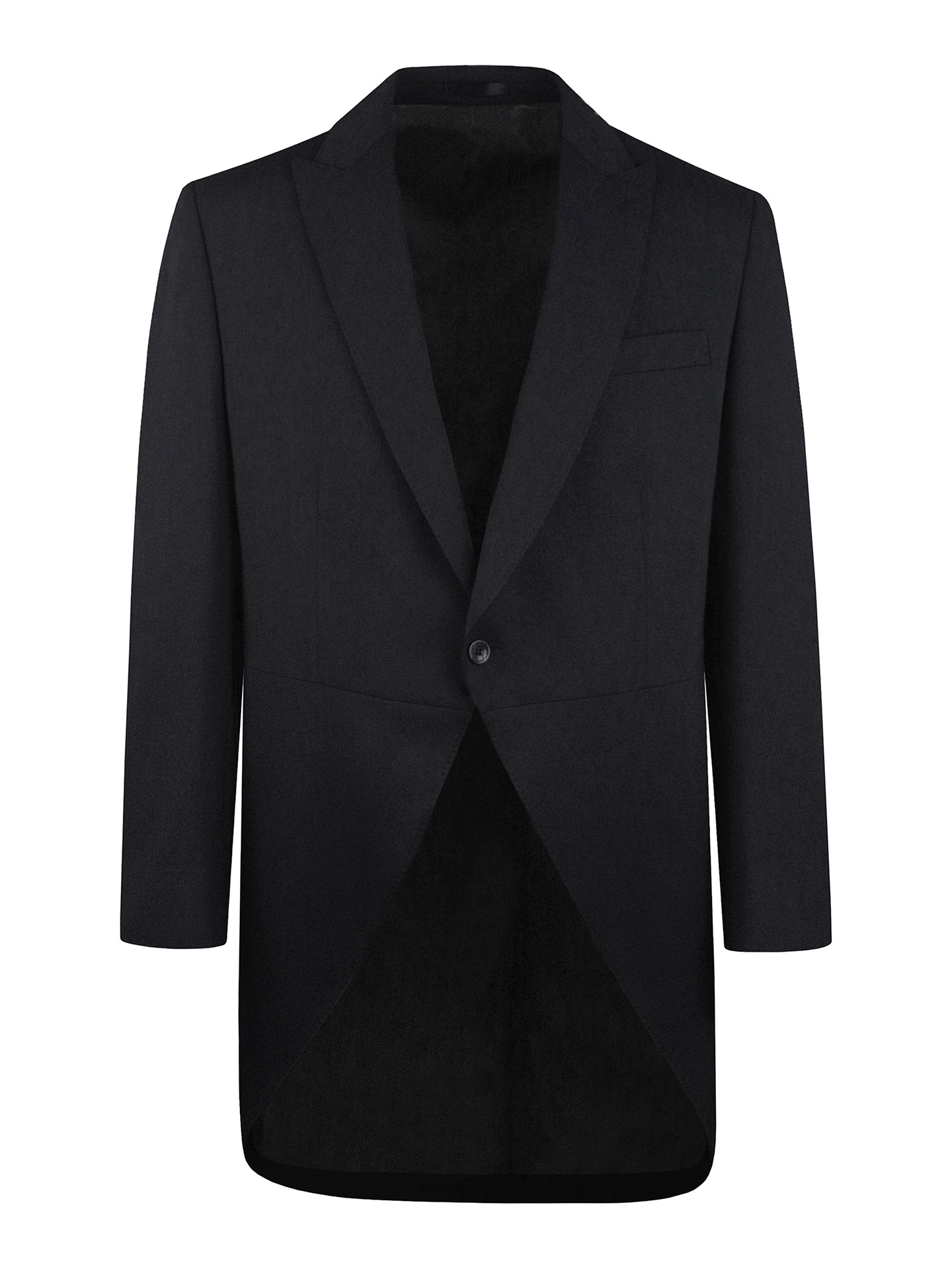 TAILORED FIT Black Plain TAIL