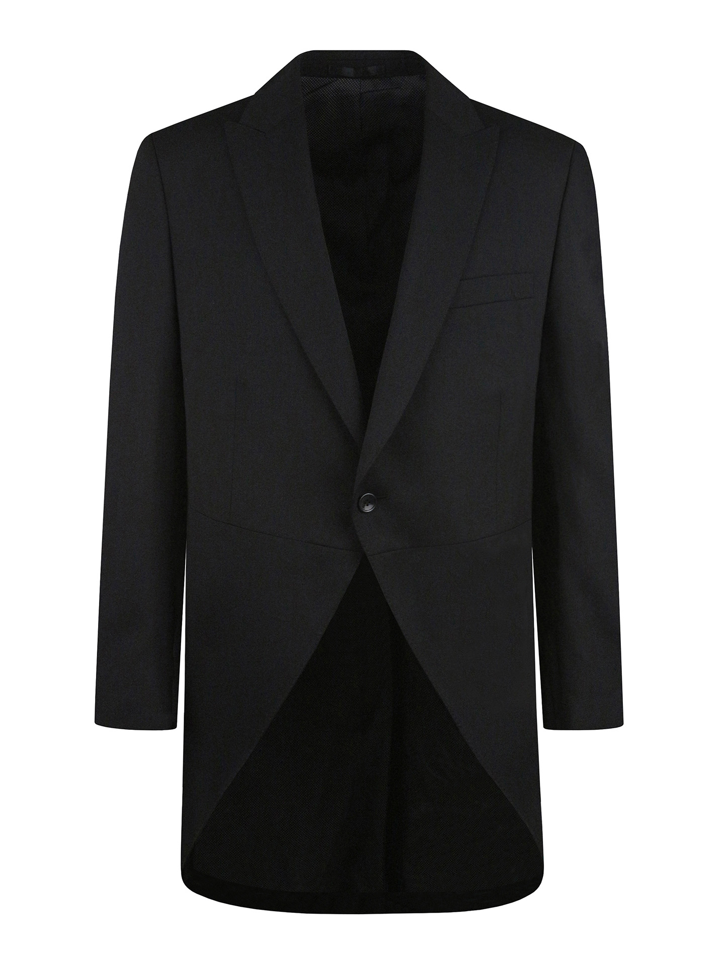 Tailored Fit Black Plain TAIL
