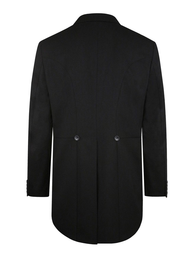 Tailored Fit Black Plain TAIL
