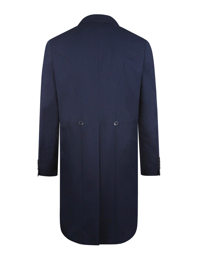 Tailored Fit Blue Stretch  Tailcoat