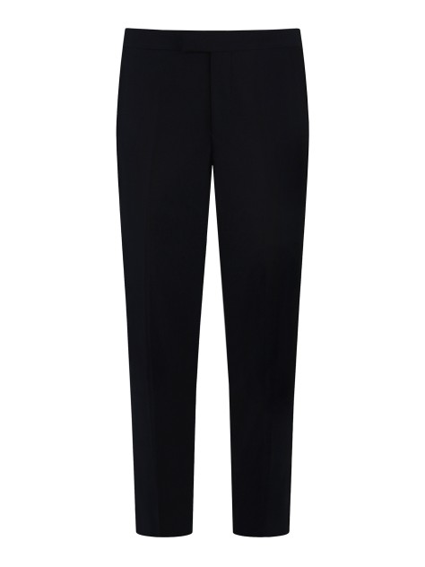 Tailored Fit Black     Italian Fabric  Trousers