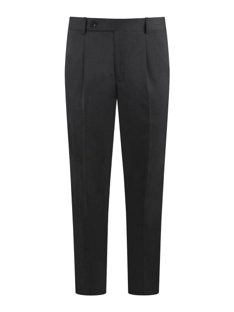 Slim Fit Charcoal Grey Italian Fabric Trouser