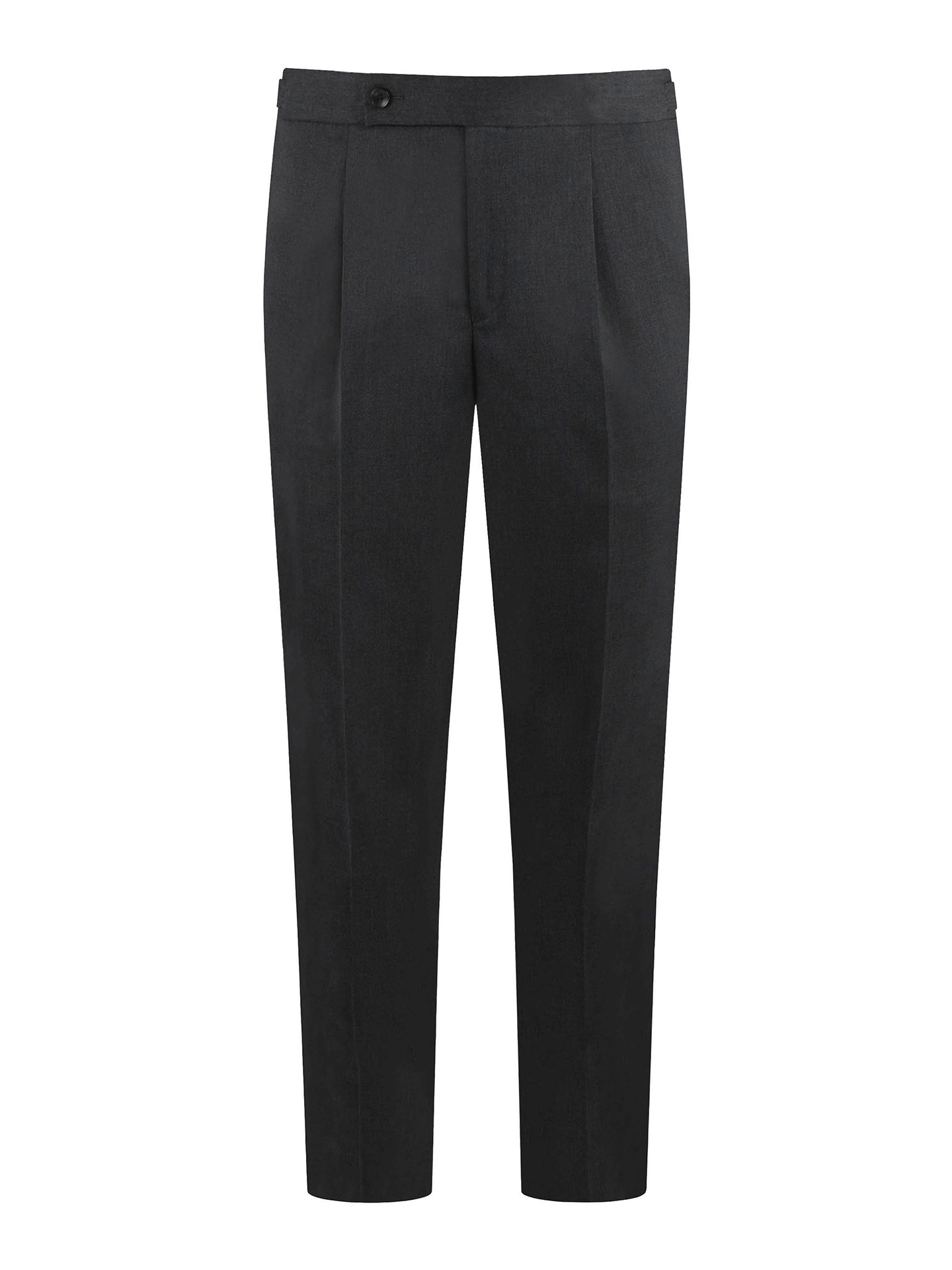 Slim Fit Charcoal Grey   Italian Fabric  Trousers