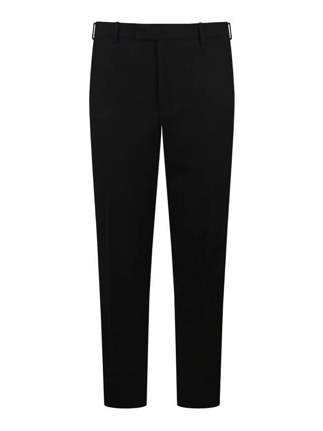 Tailored Fit Black     Stretch  Trousers