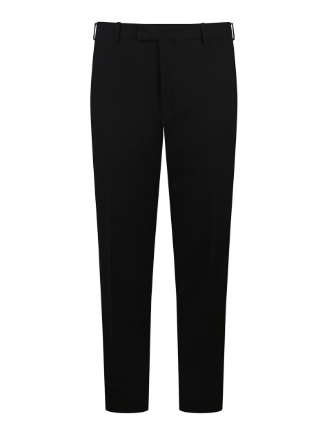 Tailored Fit Black Stretch Trousers