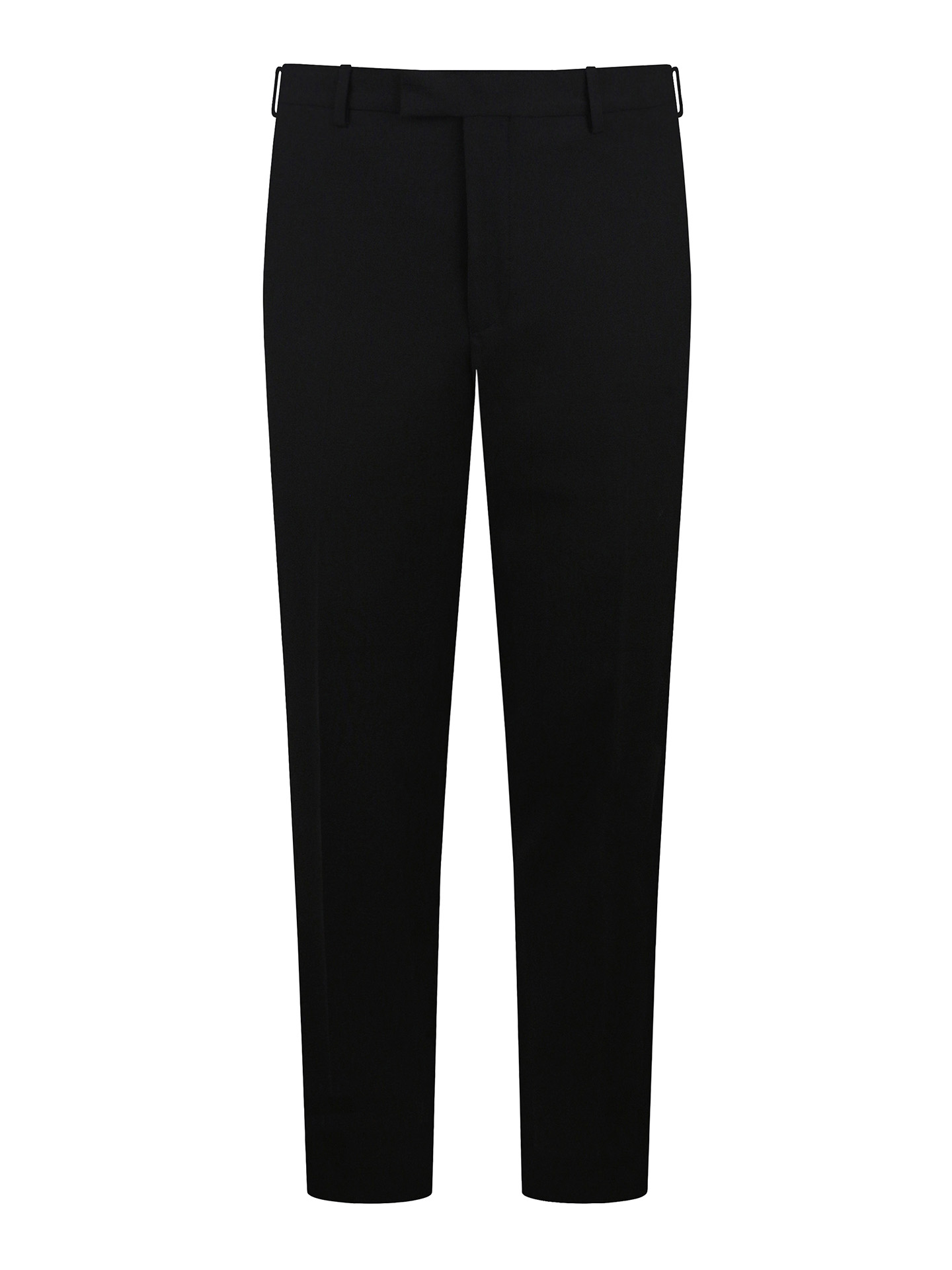 Tailored Fit Black Stretch Trousers