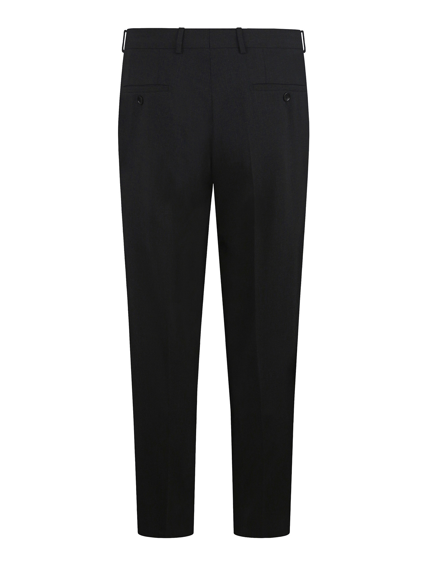 Tailored Fit Charcoal Grey Stretch Trousers