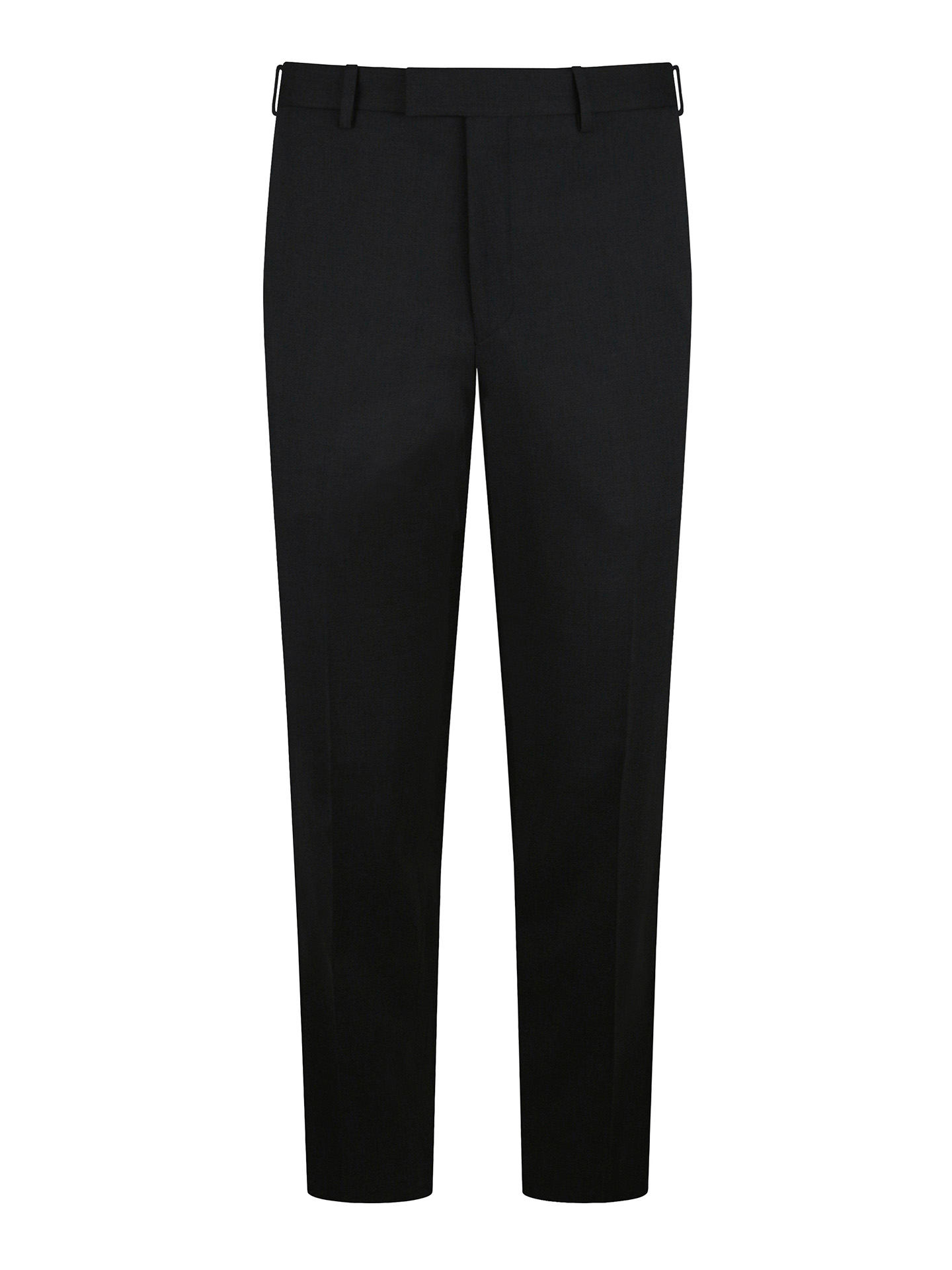 Tailored Fit Black Stretch Trousers