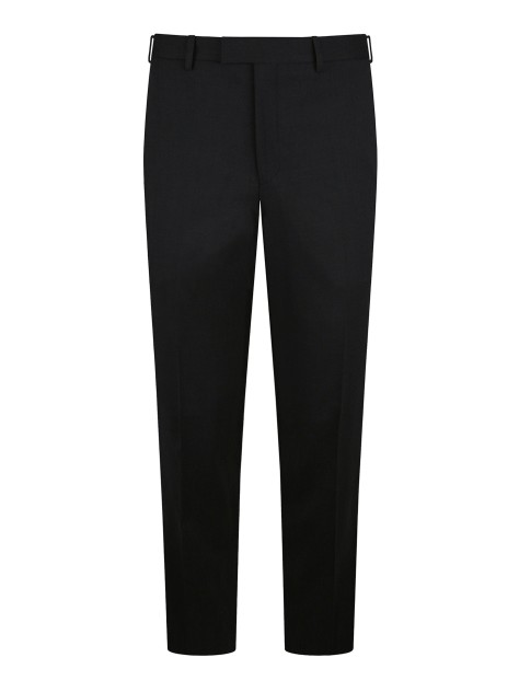 Tailored Fit Black     Stretch  Trousers