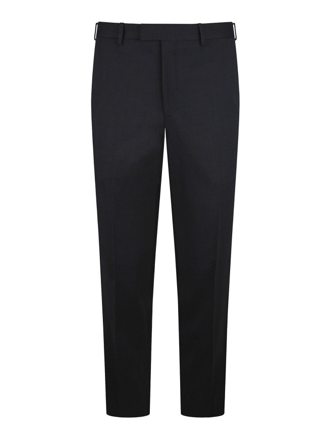 Tailored Fit Charcoal Grey   Stretch  Trousers