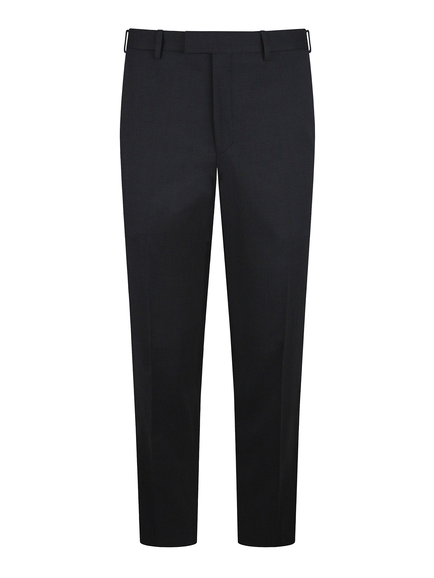 Tailored Fit Charcoal Grey Stretch Trousers