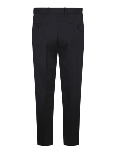 Tailored Fit Charcoal Grey Stretch Trousers