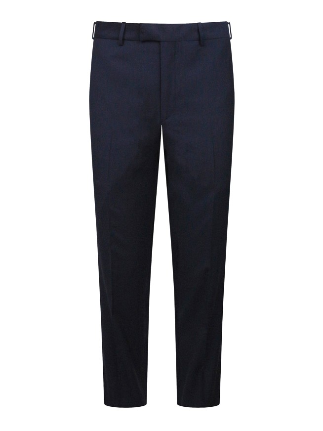 Tailored Fit Navy Blue    Italian Fabric  Trousers