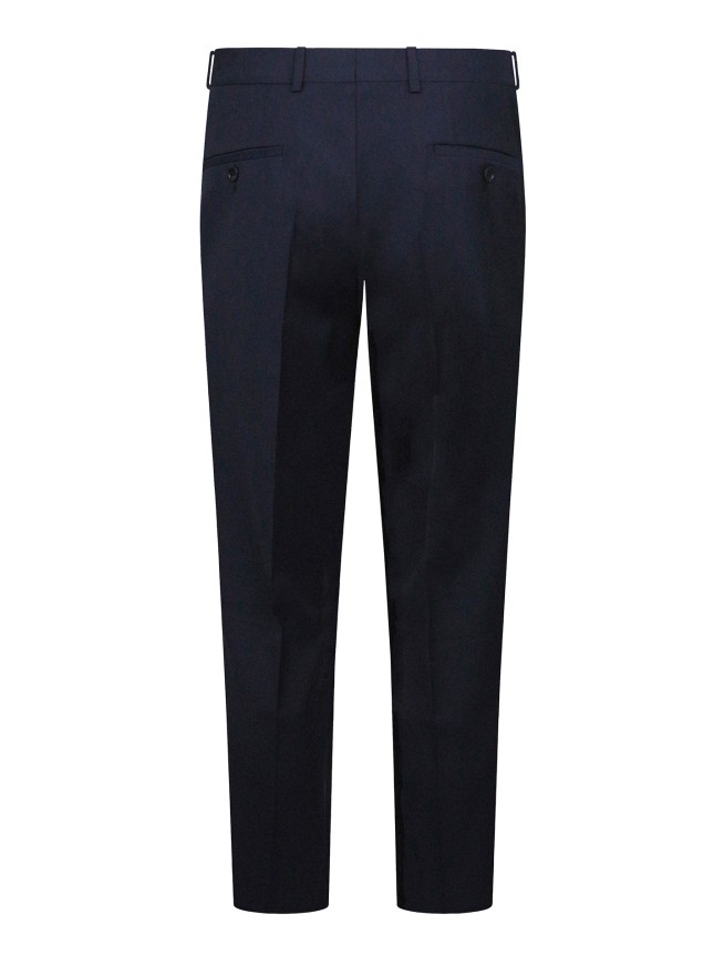 Tailored Fit Navy Blue    Italian Fabric  Trousers