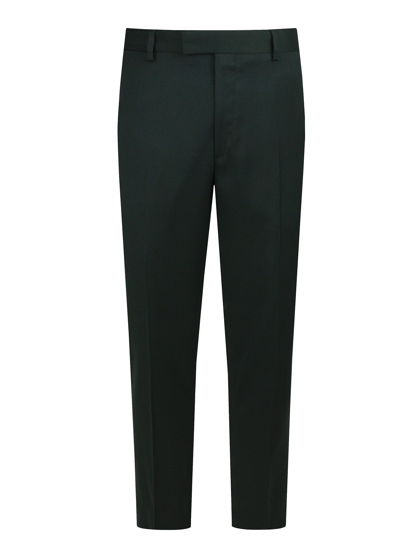 Regular Fit Green Stretch Trousers