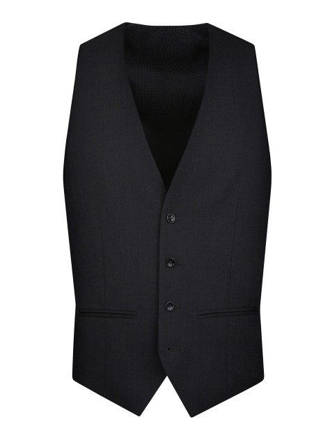 Tailored Fit Charcoal Grey   Stretch  Waistcoat