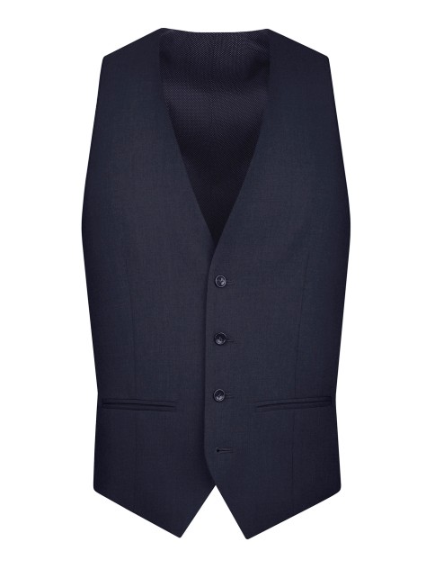 Tailored Fit Navy Blue    Stretch  Waistcoat - Image product