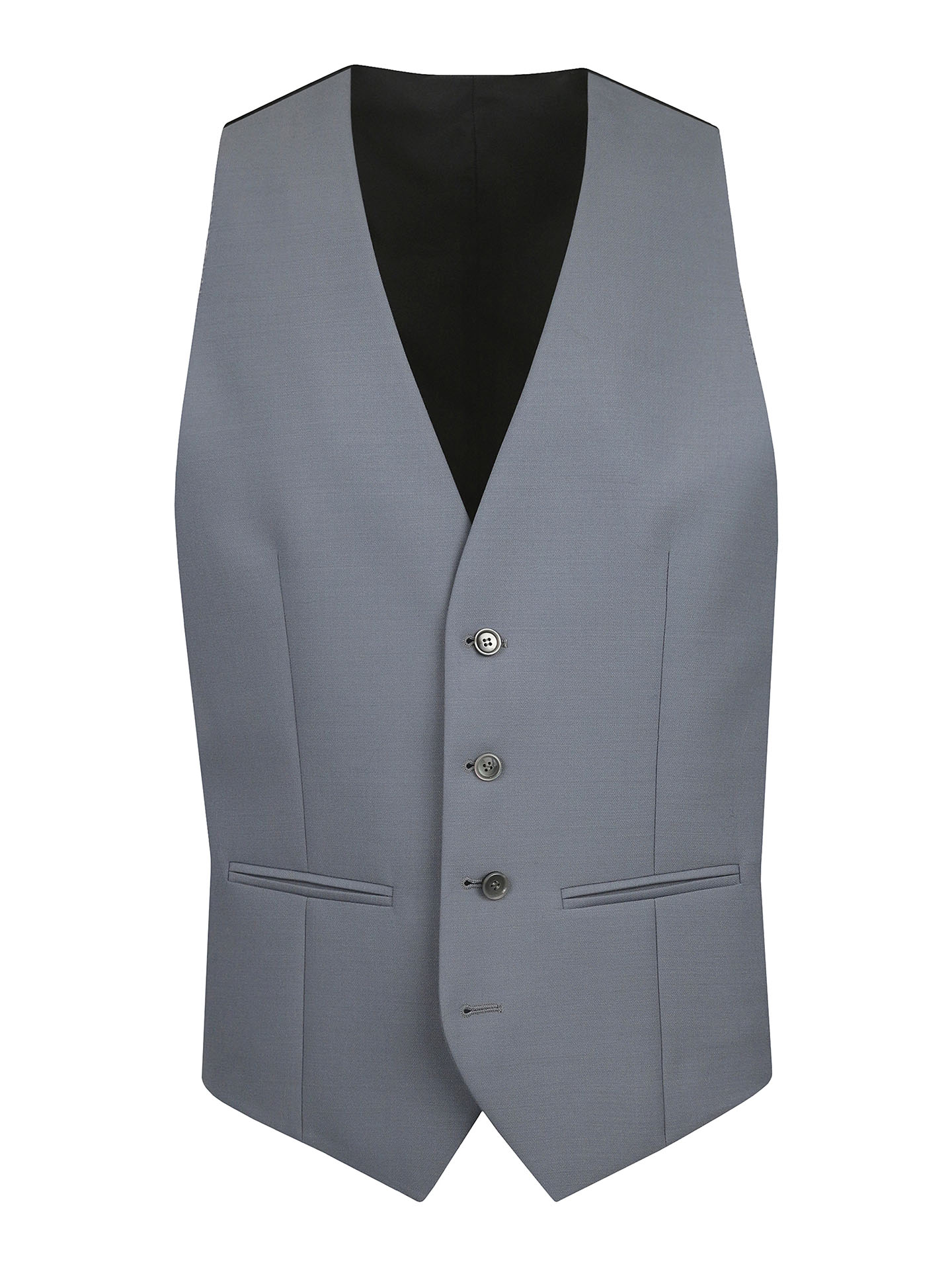 Tailored Fit Light Grey       Waistcoat