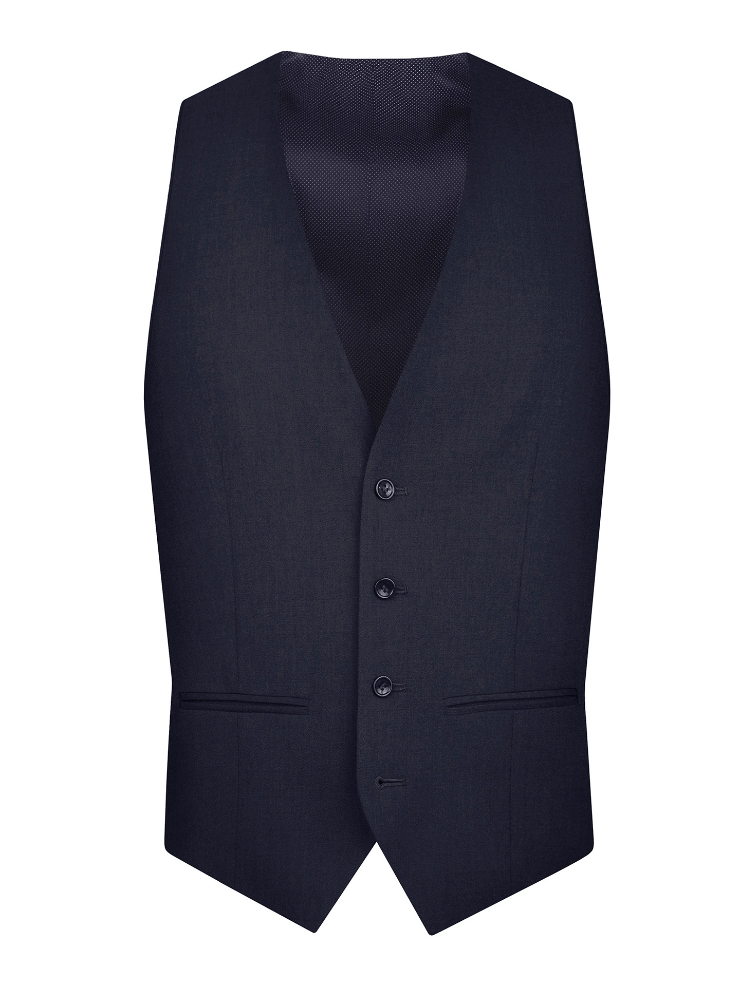 Tailored Fit Navy Blue    Italian Fabric  Waistcoat