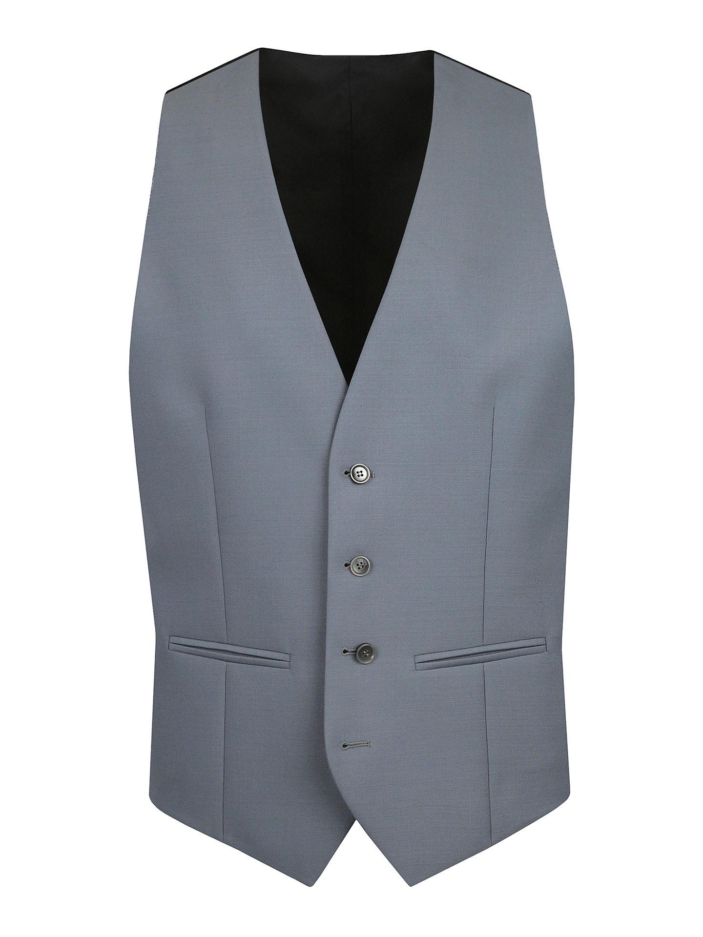 Tailored Fit Light Grey       Waistcoat