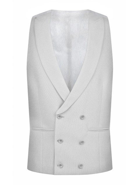 Tailored Fit Ivory   Waistcoat
