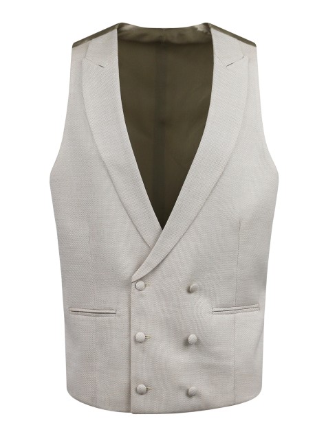 Tailored Fit Beige      Waistcoat