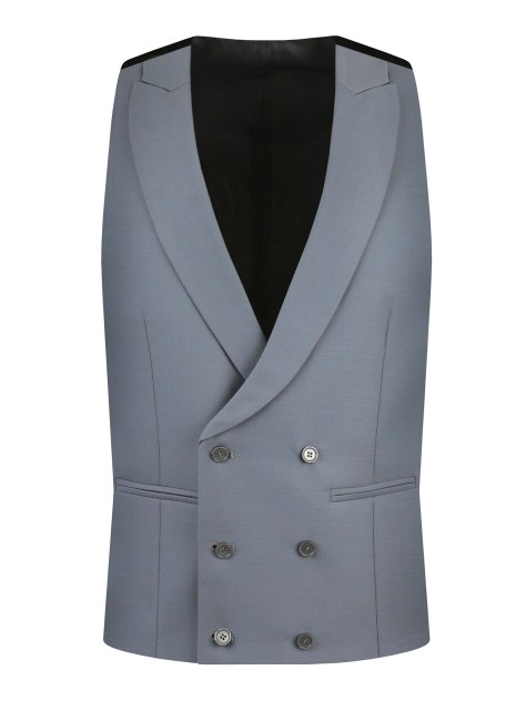 Tailored Fit Light Grey       Waistcoat