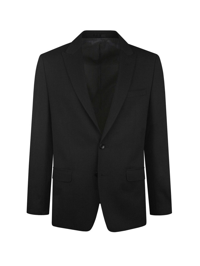 Slim Fit Black     Stretch  Jacket