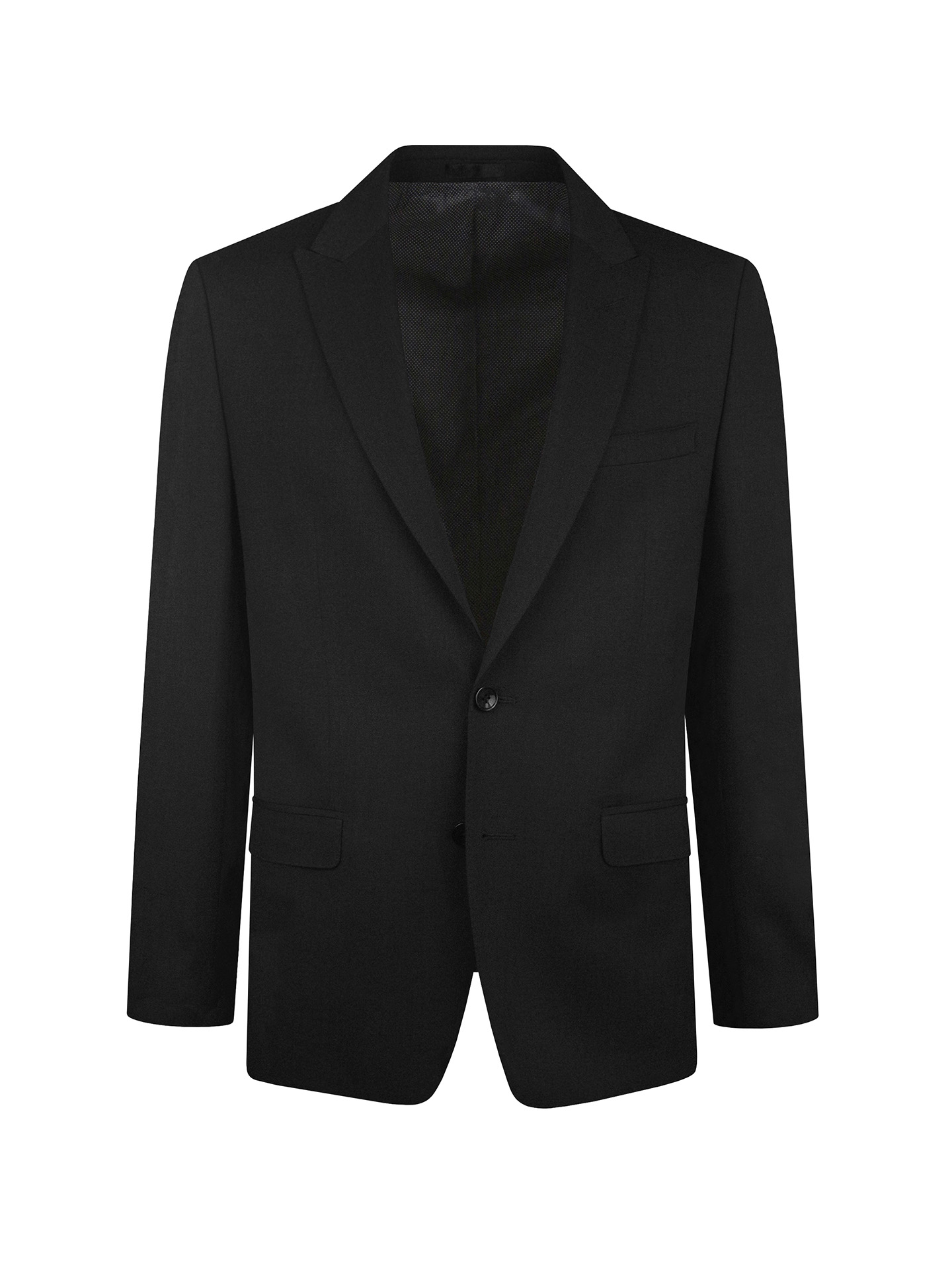 Slim Fit Black Stretch Jacket