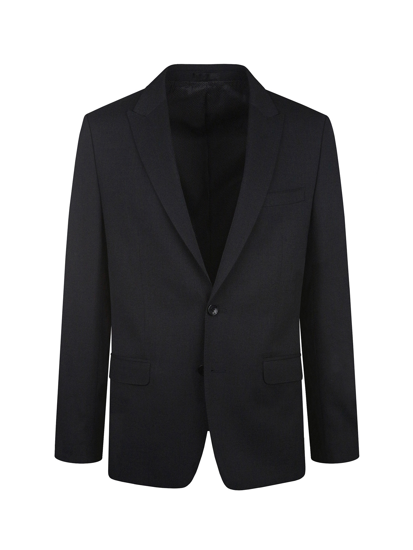 Slim Fit Charcoal Grey Stretch Jacket