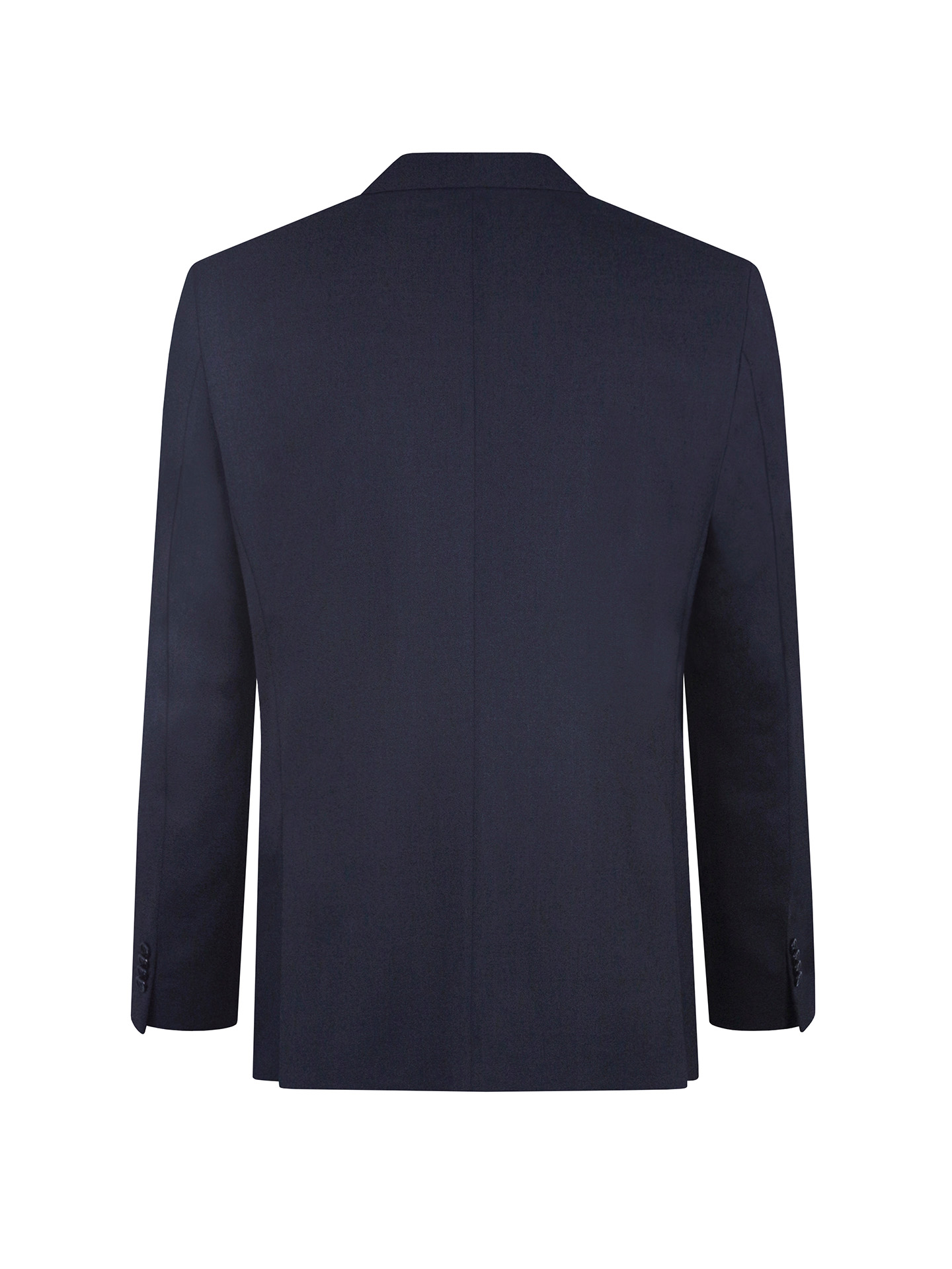 Slim Fit Navy Blue Stretch Jacket
