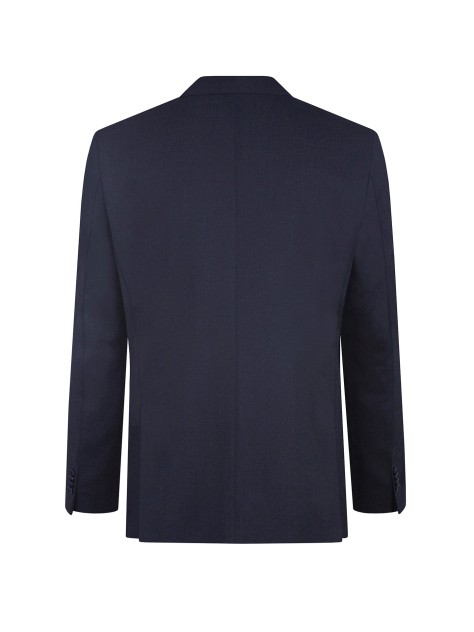 Slim Fit Navy Blue Stretch Jacket