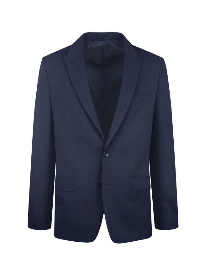 Slim Fit Blue Stretch  Jacket