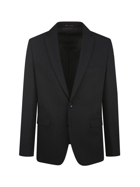 Tailored Fit Charcoal Grey   Stretch  Jacket