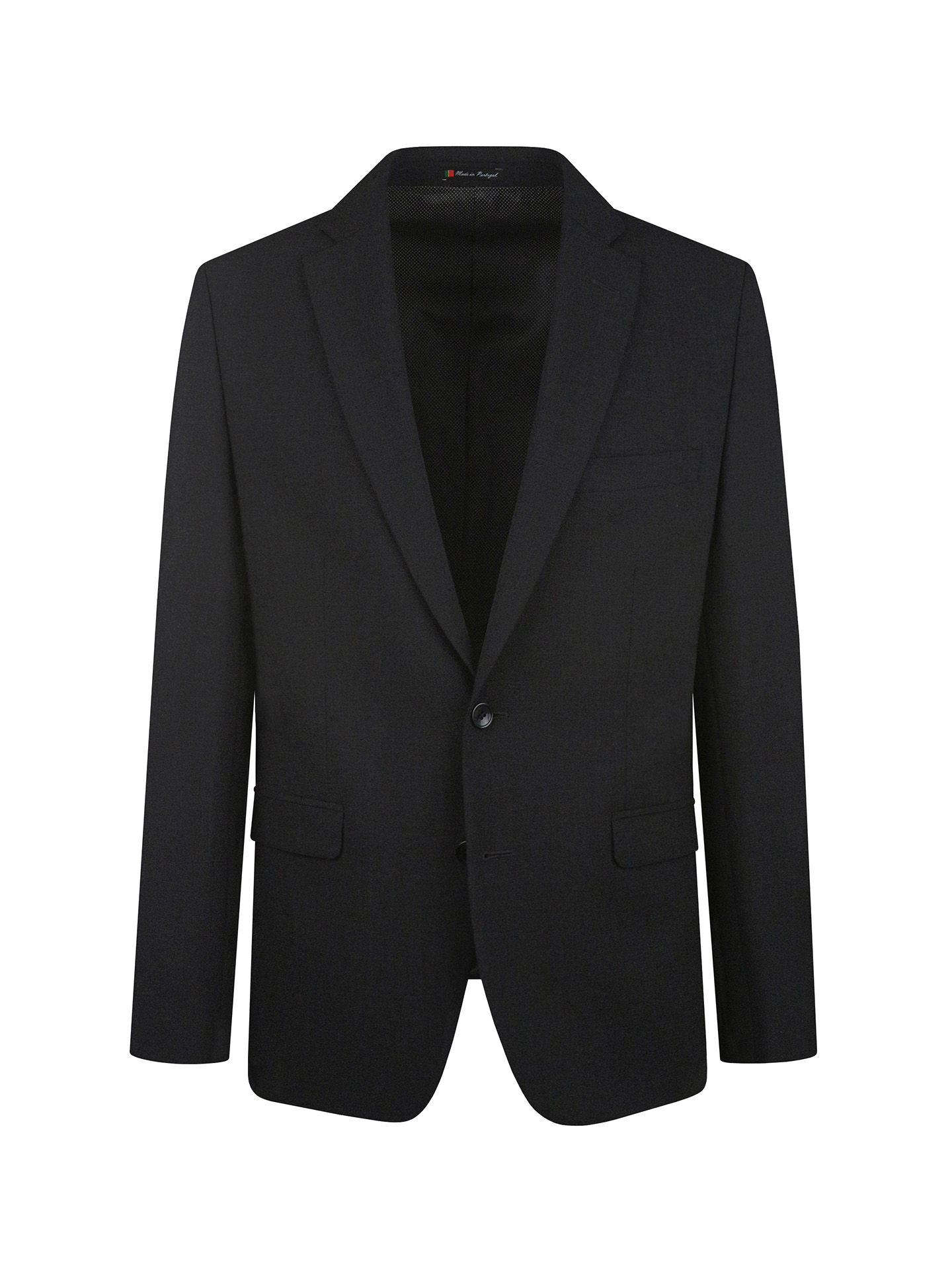 Tailored Fit Charcoal Grey Stretch Jacket