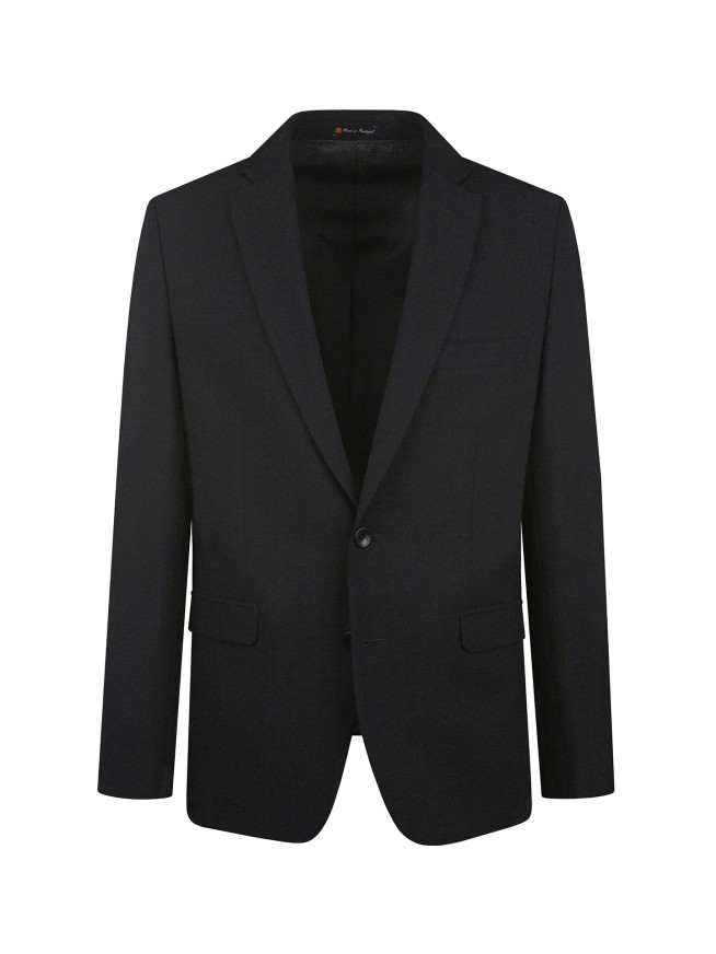 Tailored Fit Charcoal Grey   Stretch  Jacket