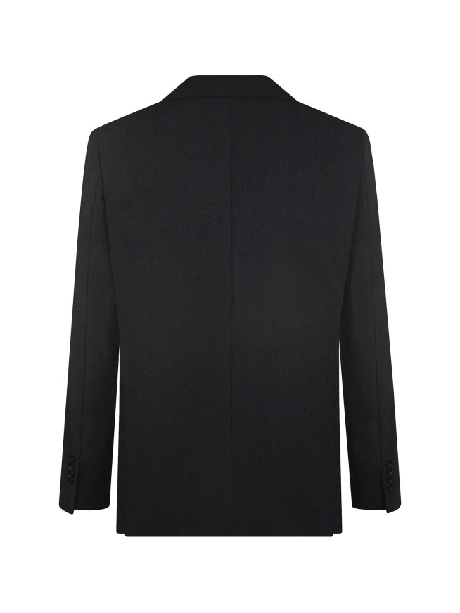 Tailored Fit Charcoal Grey   Stretch  Jacket