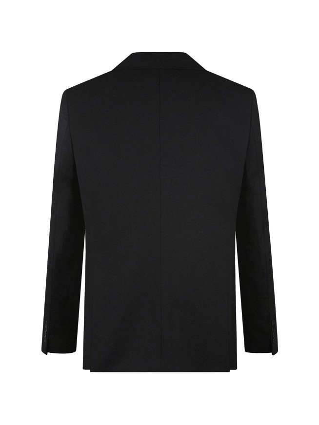 Tailored Fit Black     Stretch  Jacket
