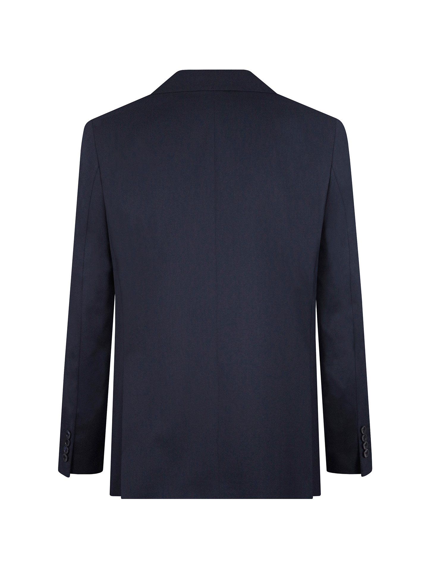 Tailored Fit Navy Blue Stretch Jacket