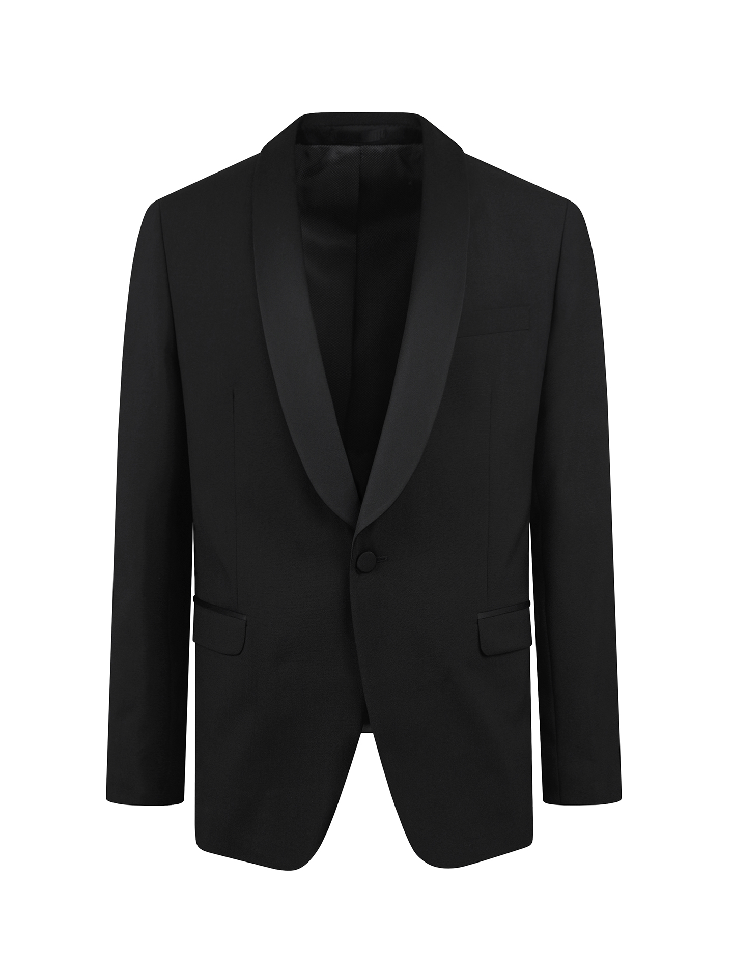 Tailored Fit Black Jacket